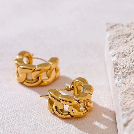 Lueur Chain Hoops